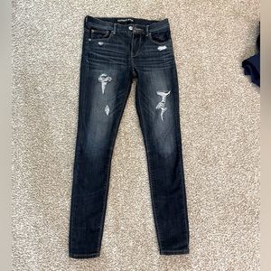 Distressed Express Skinny Jeans